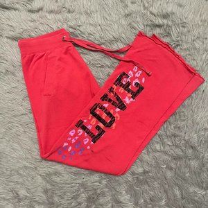 Aeropostale Women's Pink and Black Joggers-tracksuits